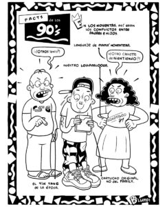 Facts de los 90s, serie gráfica por Blumpi: el Nintendo