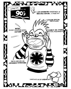 Facts de los 90s, serie gráfica por Blumpi: la realidad virtual