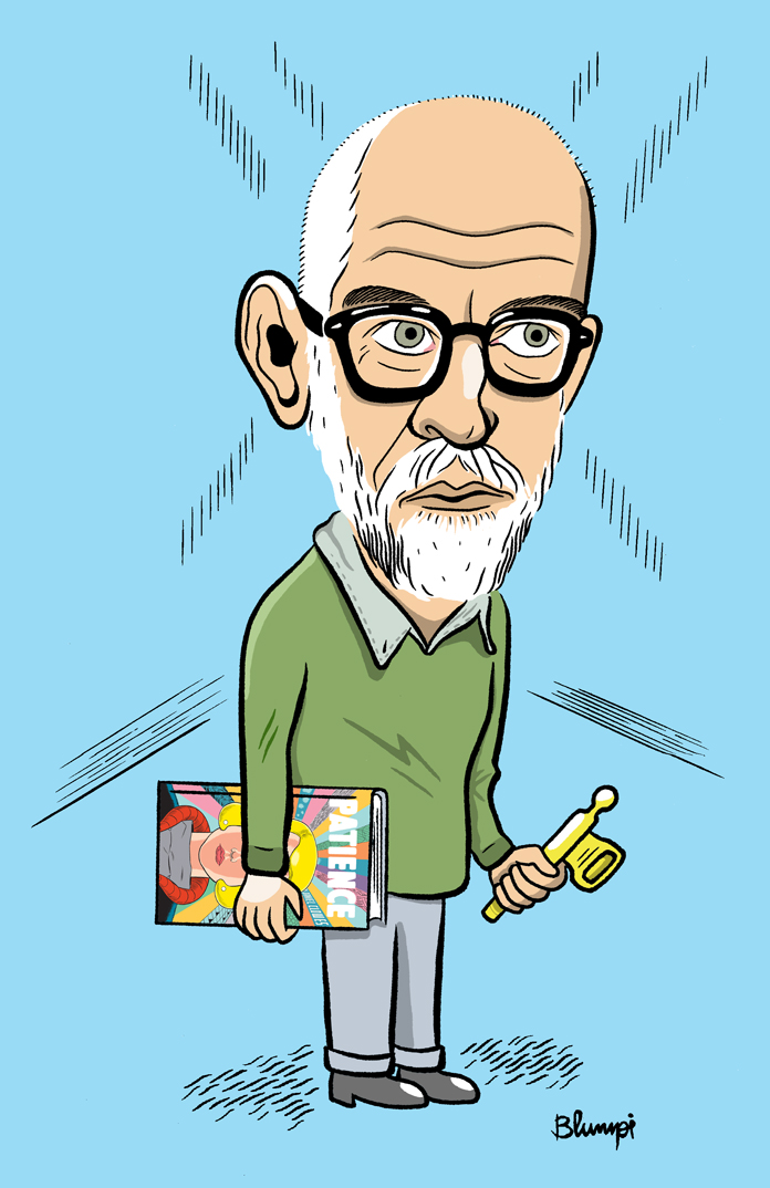 Retrato de Daniel Clowes, por Jorge Flores, Blumpi.