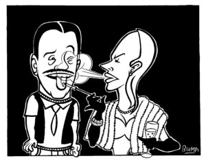 Ilustración de Blumpi para la revista Gorila