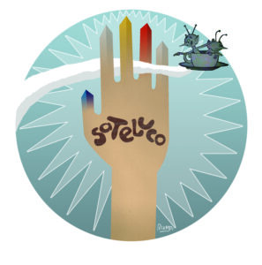 Ilustración editorial sobre Ciudad Satélite, por Jorge Flores, Blumpi